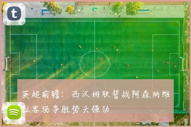 英超前瞻：西汉姆联誓战阿森纳维拉客场争胜势头强劲